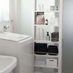 ★ﾍﾞﾙﾒｿﾞﾝ　隙間収納ワゴン「美品」の画像