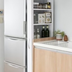 ★ﾍﾞﾙﾒｿﾞﾝ　隙間収納ワゴン「美品」の画像