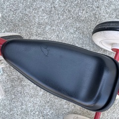 【商談中】無印良品　三輪車【赤】　カゴ付き【白】の画像