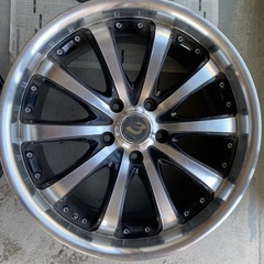 【値段交渉可能】BYRON バイロン18インチ× 7.5J +55 PCD114.3 5穴　社外ホイール4本セット　クラウン カムリ オデッセイ アコード スカイライン他等。の画像