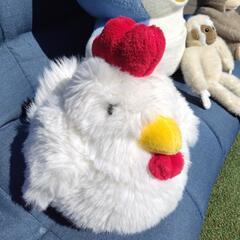 🐒ぬいぐるみ4点　洗浄済　大きなドラえもんとニワトリ　おさるさんの画像