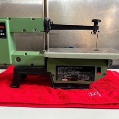 REXON 卓上糸鋸盤　SS-13 卓上糸のこ盤 電動100V フトコロ寸法330mm ストローク9mm 中古 DIY 動作品 ④の画像