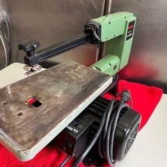 REXON 卓上糸鋸盤　SS-13 卓上糸のこ盤 電動100V フトコロ寸法330mm ストローク9mm 中古 DIY 動作品 ④の画像