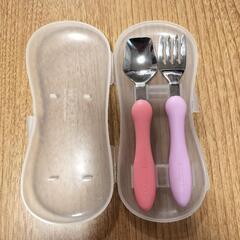 エジソン　フォーク　スプーンセット　ケース付き