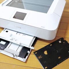 0円 キヤノン プリンター MG6330 インク付 エラー出ます 修理できる方 部品取りに A4 複合機 プリンターの画像