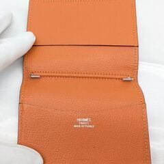 【HERMES】バイカラー アジェンダＰＭ 刻印□Ｆ 手帳カバー☆ＡＢ品☆質屋 ユニオン本通店 エルメスの画像
