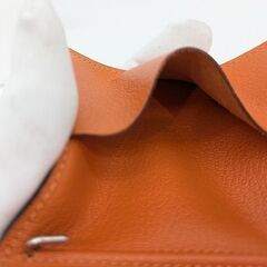 【HERMES】バイカラー アジェンダＰＭ 刻印□Ｆ 手帳カバー☆ＡＢ品☆質屋 ユニオン本通店 エルメスの画像