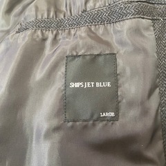 SHIPS JET BLUE   アウター　グレー　Lサイズの画像