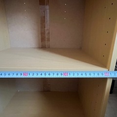 カラーボックス　ナチュラル　2段　ウッドの画像