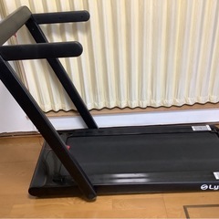 Lysin シンプル2wayルームランナー ブラック　室内トレーニングの画像