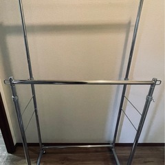 【多収納◎】2段式ハンガーラック（高さ調整可能）1
500円