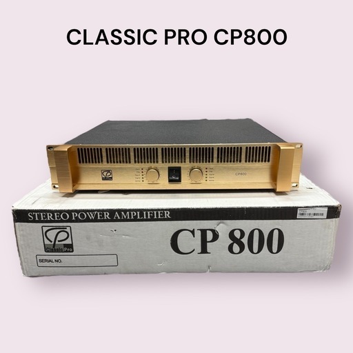 CLASSIC PRO クラシックプロ CP800ステレオパワーアンプ