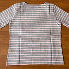 未使用　ベルメゾン　ボーダーTシャツ　サイズlの画像