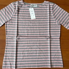 未使用　ベルメゾン　ボーダーTシャツ　サイズlの画像
