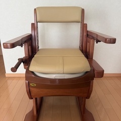 家具調トイレセレクト　暖房便座　安寿　ポータブルトイレ
