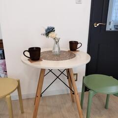 NITORI　カフェテーブルの画像