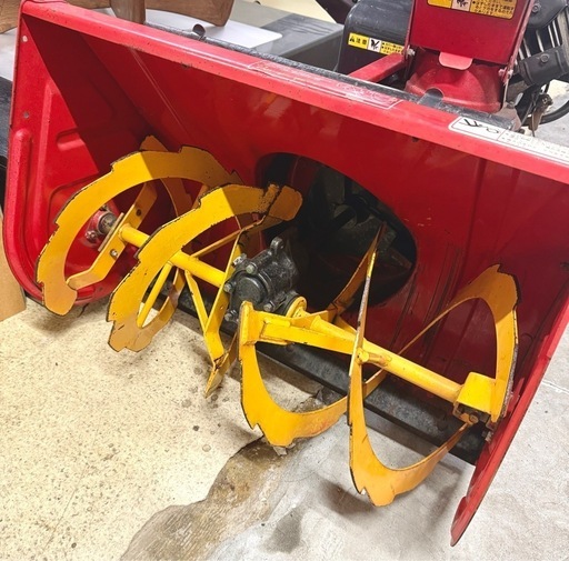 札幌市内配送無料 動作良好 YANMAR ヤンマー 10馬力 除雪機 Je-1071H 電動シューター 電動油圧オーガ