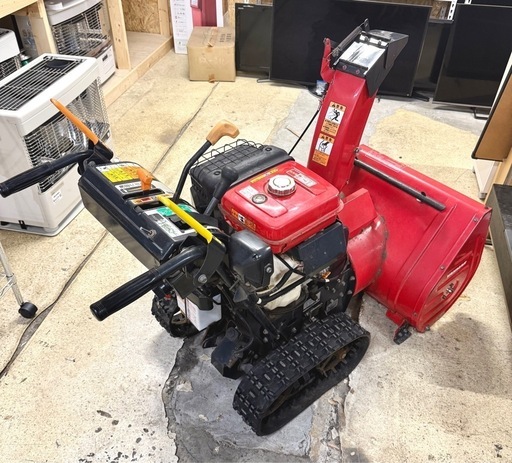 札幌市内配送無料 動作良好 YANMAR ヤンマー 10馬力 除雪機 Je-1071H 電動シューター 電動油圧オーガ