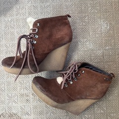 【お話中】Diesel 本革スエードブーツの画像