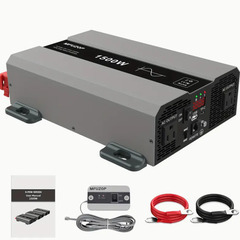 ほぼ未使用　MFUZOP インバーター 1500W 正弦波 DC...