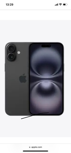 新品未使用　SIMフリー　iPhone16 128GB ブラック