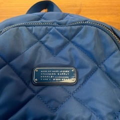 Marc by Marc Jacobs リュック ブルー キルティングの画像