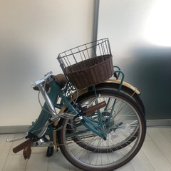 24インチ折りたたみ自転車の画像