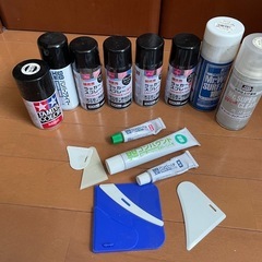 缶スプレー、パテ、タッチペンなどまとめ売りの画像