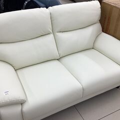 2人掛けソファー　ホワイト