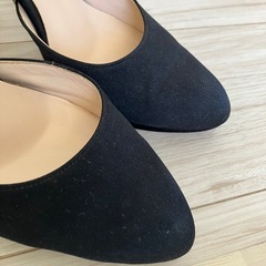 黒10㎝ハイヒール　24㎝の画像