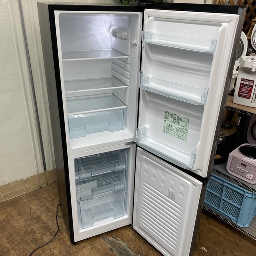 R057 ☀️ジモティー限定価格！ アイリスオーヤマ 冷蔵庫 (162L) 20年製 KRSE-16A-BS⭐ 動作確認済 ⭐ クリー