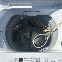 近隣配達無料　極美品 TOSHIBA ステンレスドラム 洗濯機 4.5kg AW-45M9の画像