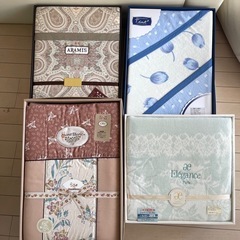 西川　綿毛布　キルトケット　4枚まとめ