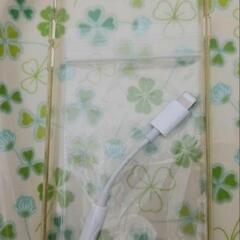 iPhone SEクリアケース＆Lightningイヤホンプラグ...