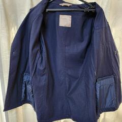 ジャケット ザラ メンズ ダブル 細身の画像
