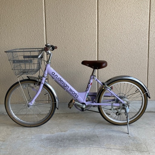 ブリジストン エコパル 薄紫 自転車 20インチ 女の子 直接の引き取り