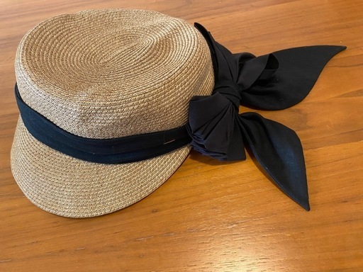 【Ca4la】リボン付きストローハット