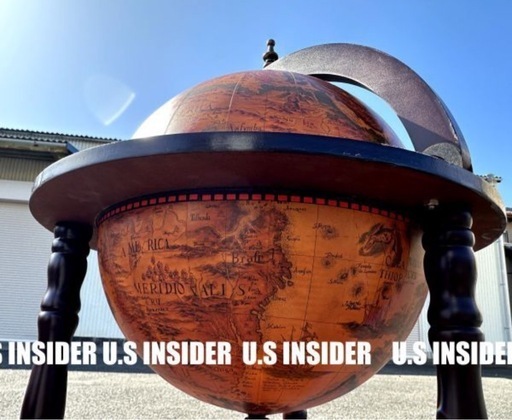 LAより入荷!! 地球儀型ワインキャビネット□キャスター付き 高さ90cm□岐阜