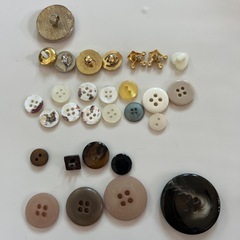 全部で300円色んなボタンの画像