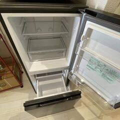 単身者向け美品電子レンジと冷蔵庫の画像