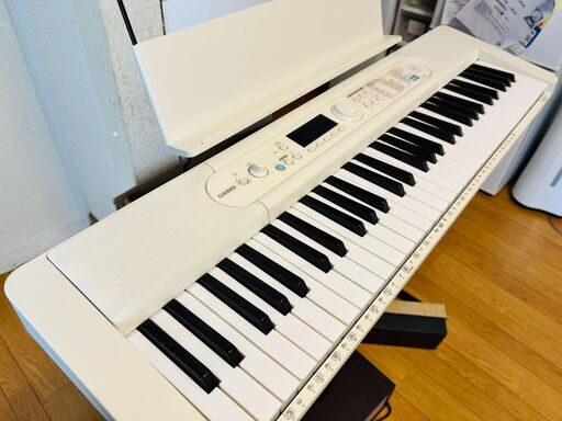 カシオ電子ピアノ光ナビゲーション LK-520＆キーボード台のセット