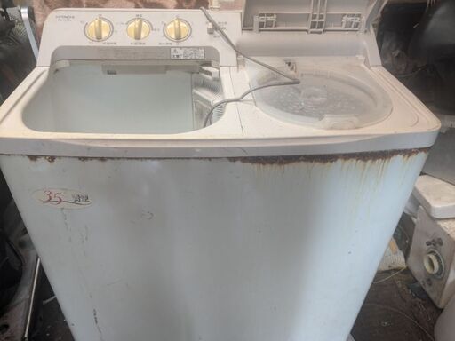 ￥2000中古日立二層式洗濯機