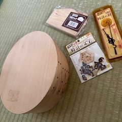 ハンドメイド　トールペイント白木
