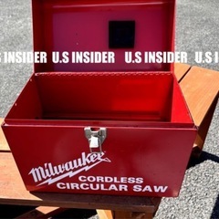 送料無料★LAより入荷!!　ミルウォーキーツール / 鉄製工具箱　大きめ33cm　岐阜より迅速発送!!の画像