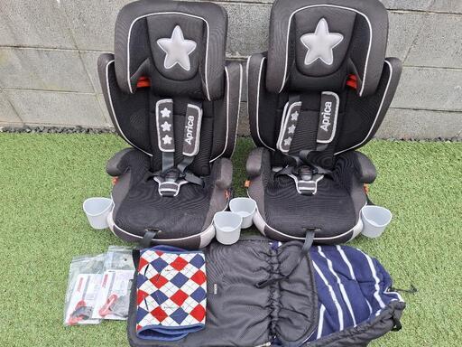 アップリカ ジュニアシート 2台セット アップリカ ジュニアシート 双子