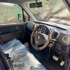 スズキワゴンR‼️FXフルタイム4WD‼️長い車検付き‼️燃費が凄く良い‼️AT‼️社外HDDナビ付き‼️シートヒーターの画像