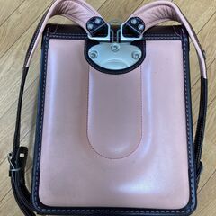 ランドセル高級・中古【中村鞄（茶・ラベンダー）】3年弱使用（2019-2021)の画像