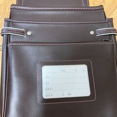 ランドセル高級・中古【中村鞄（茶・ラベンダー）】3年弱使用（2019-2021)の画像