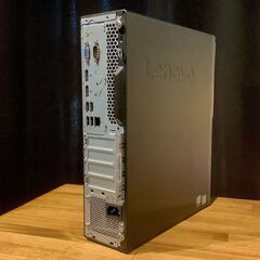 複数台あり！2018年発売モデル【一宮でWindows11搭載機！デスクトップPC　ヘキサコアCPU Lenovo】一宮市のパソコン屋 Mr.Carnival（ミスカニ）です！PC修理・販売店【PayPay&各種クレジット使えます！】受け渡しは店舗にて(^^)/【デスクトップパソコン Core i5-8400/DDR4-RAM１６GB/新品NVMe M.2 SSD256GB＋HDD500GB】の画像