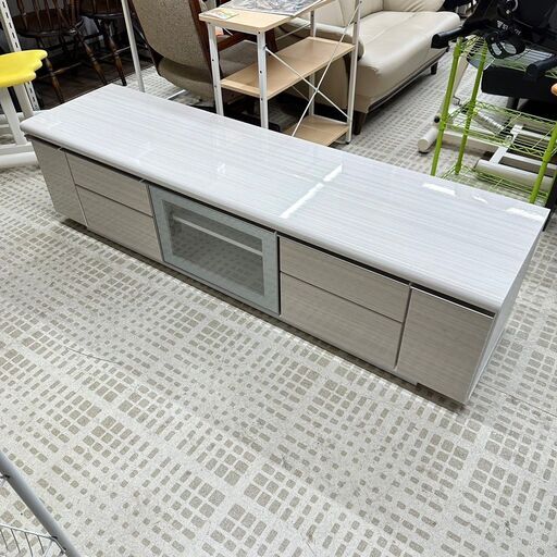 【店頭引取限定】ニトリ ローボード ポスティア175WH ホワイト テレビ台